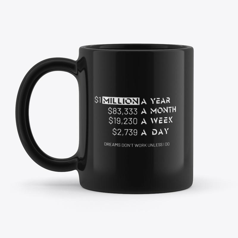 1 Million a Year Dark Merchandise